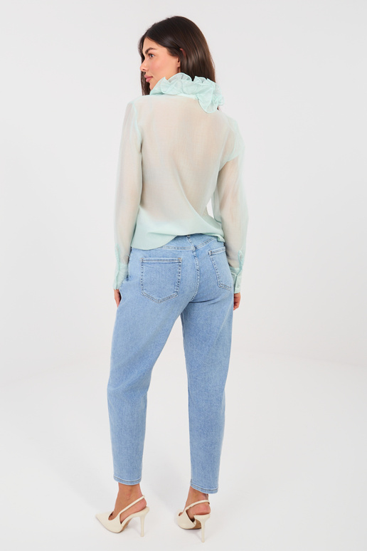 Džinsinės kelnės mėlynos spalvos