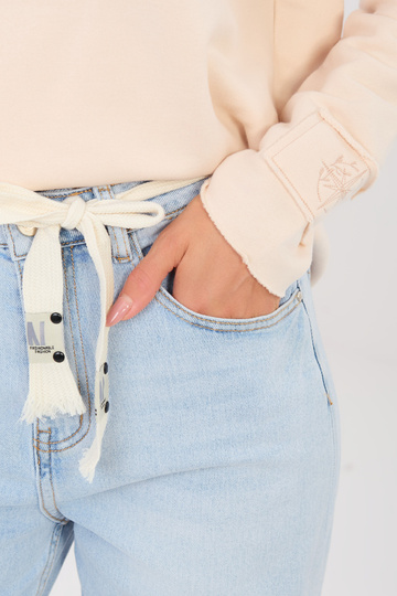 Džinsinės kelnės šviesiai...