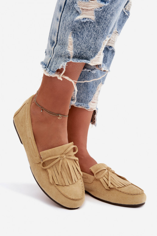 moteriški mokasinai su kutais geltonos spalvos Janelisse