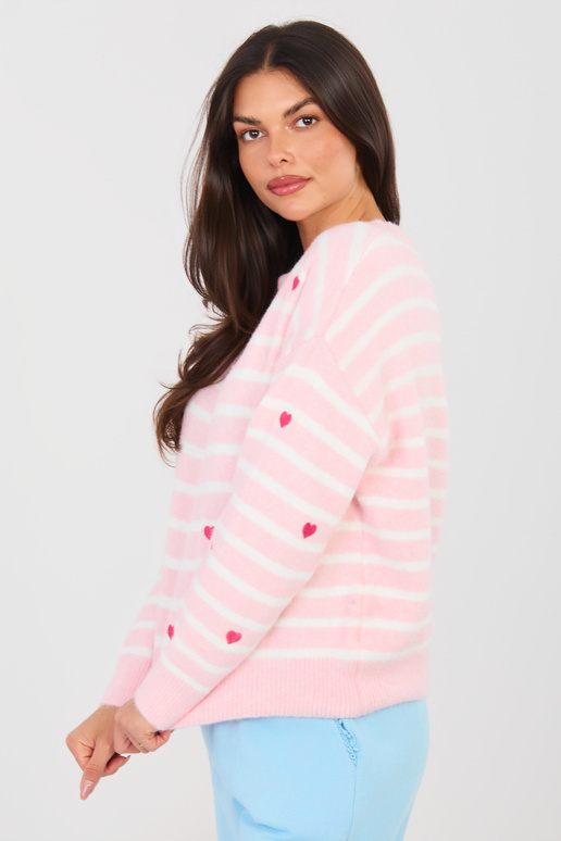 Megztinis šviesiai rožinis