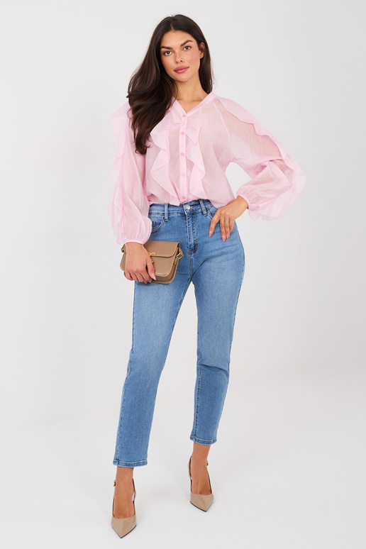 Džinsinės kelnės mėlynos spalvos