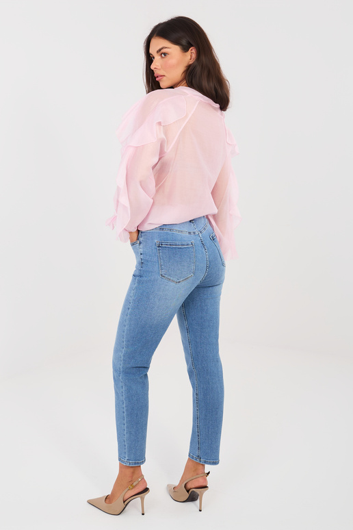 Džinsinės kelnės mėlynos spalvos