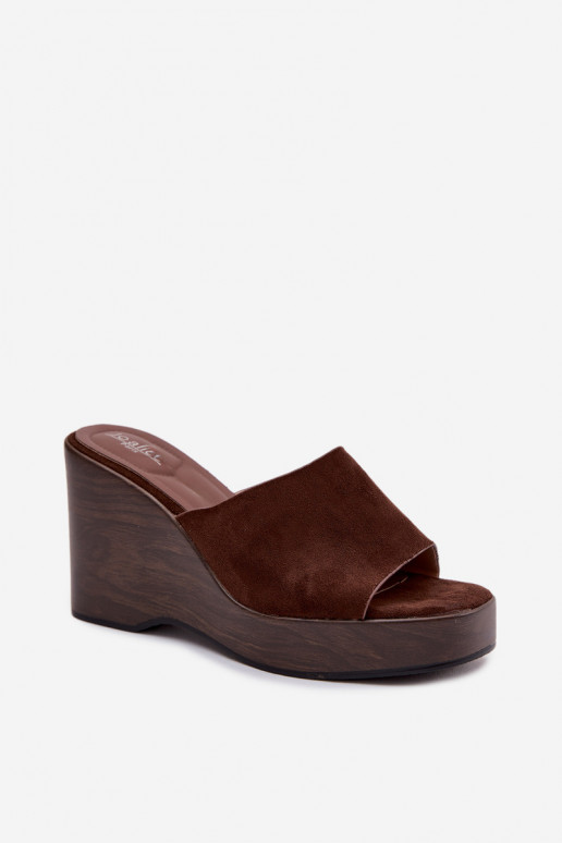 Moteriškos šlepetės  Czekoladowe Ravelia