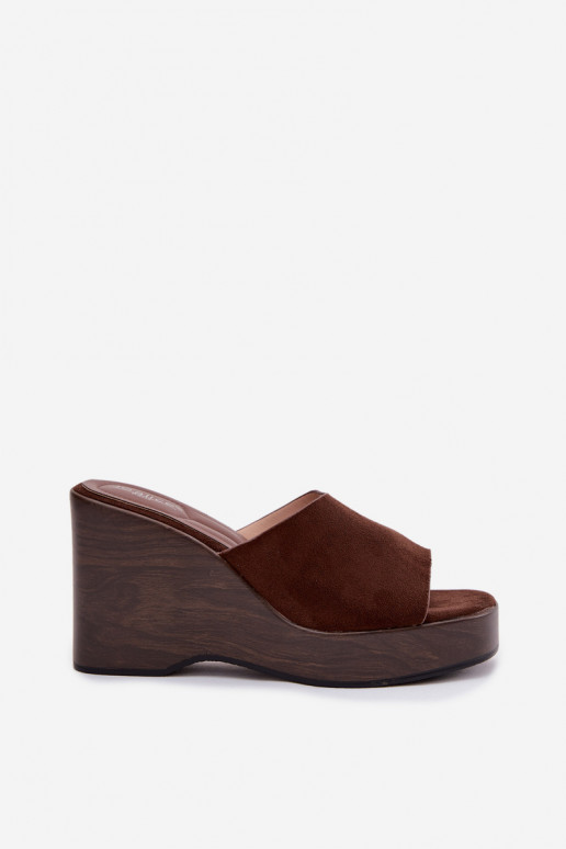 Moteriškos šlepetės  Czekoladowe Ravelia