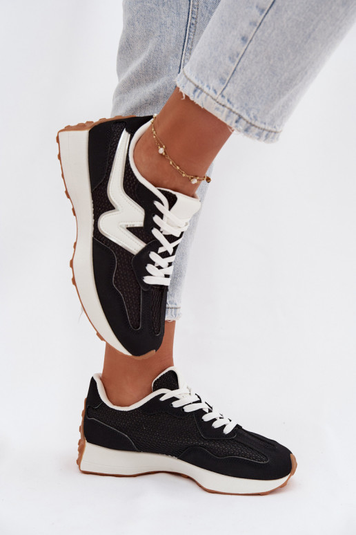 sportiniai bateliai  su platforma Juodos spalvos Janelora