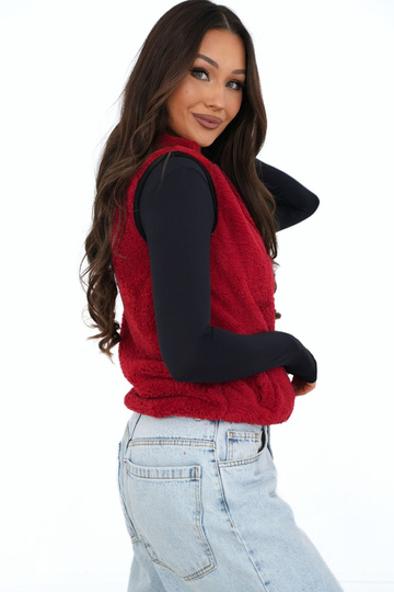 Liemenė tamsiai raudona 2