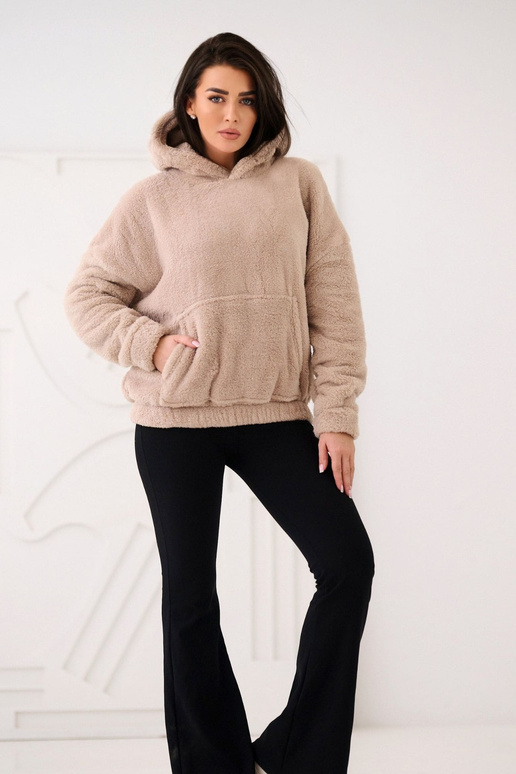 Bluza CS BL šviesiai smėlio spalvos