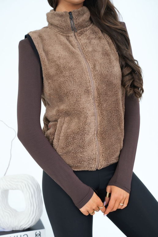 Liemenė tamsiai smėlinė