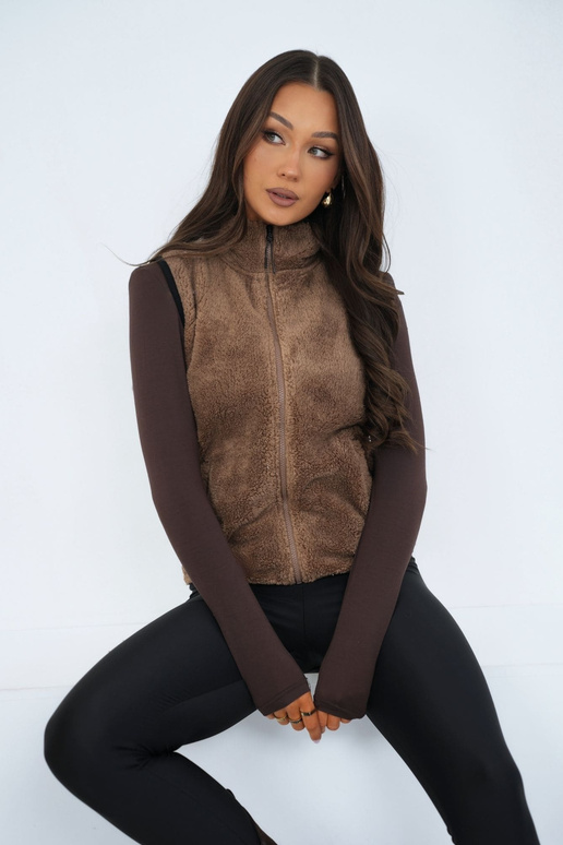 Liemenė tamsiai smėlinė