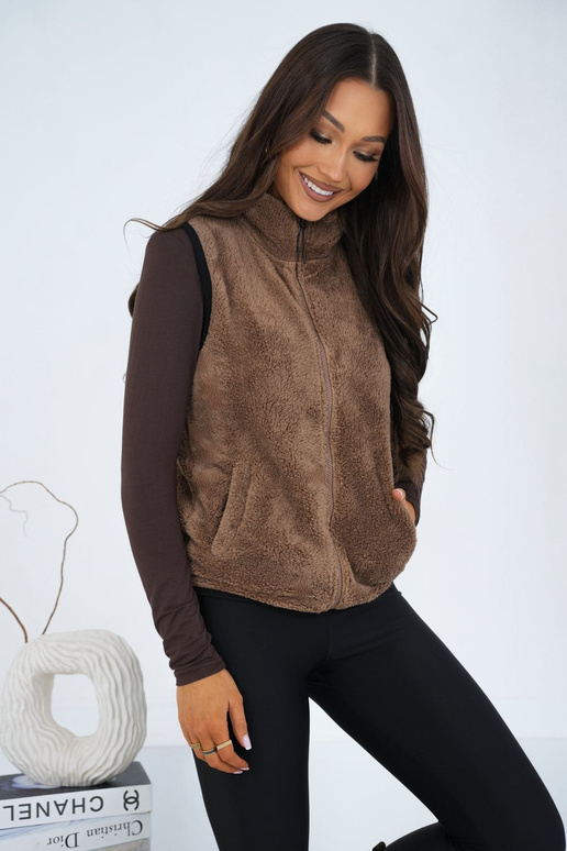 Liemenė tamsiai smėlinė