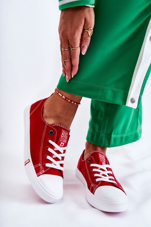 Moteriški batai Big Star FF274089 raudonos spalvos