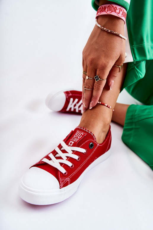 Moteriški batai Big Star FF274089 raudonos spalvos