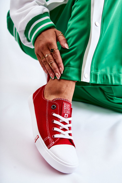 Moteriški batai Big Star FF274089 raudonos spalvos