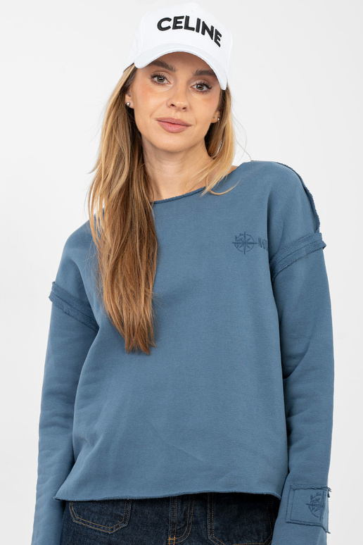 Bluza tamsiai mėlyna