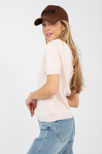 Megztinis šviesiai rožinis 2