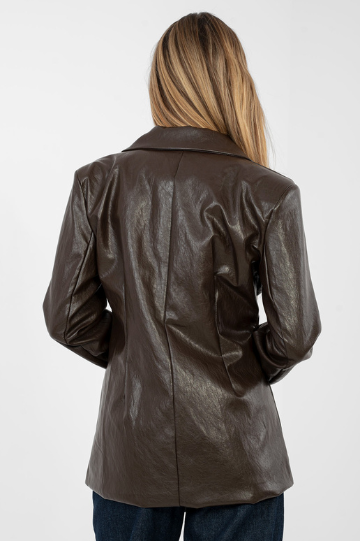 Švarkas tamsiai rudas