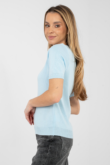 Megztinis šviesiai mėlynas 2