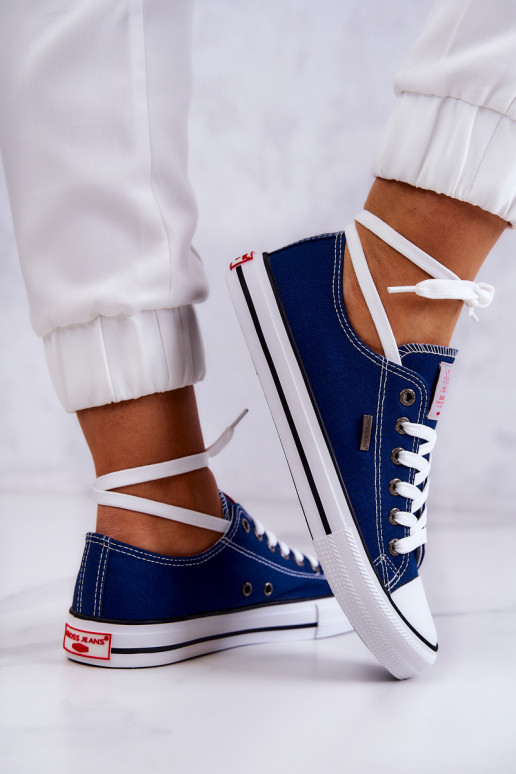   laisvalaikio batai Cross  JJ2R4012C tamsiai mėlynos spalvos