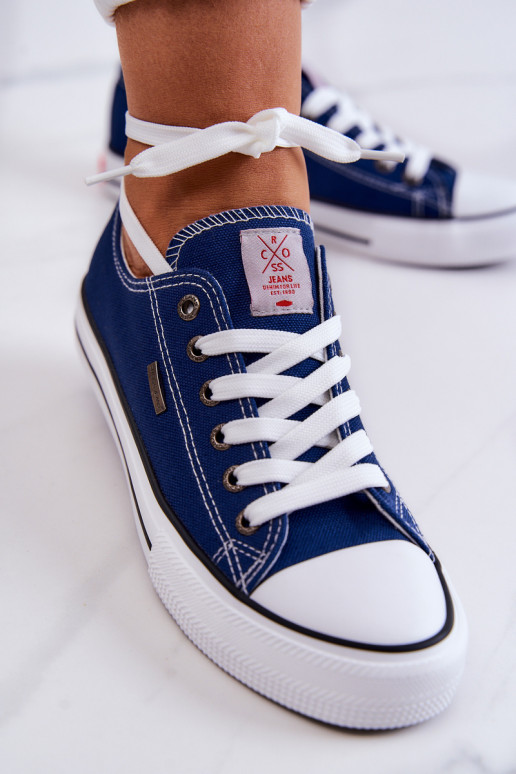   laisvalaikio batai Cross  JJ2R4012C tamsiai mėlynos spalvos