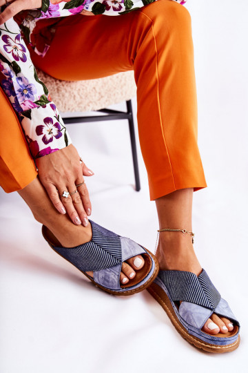    Šlepetės  04986-17 mėlynos spalvos 2