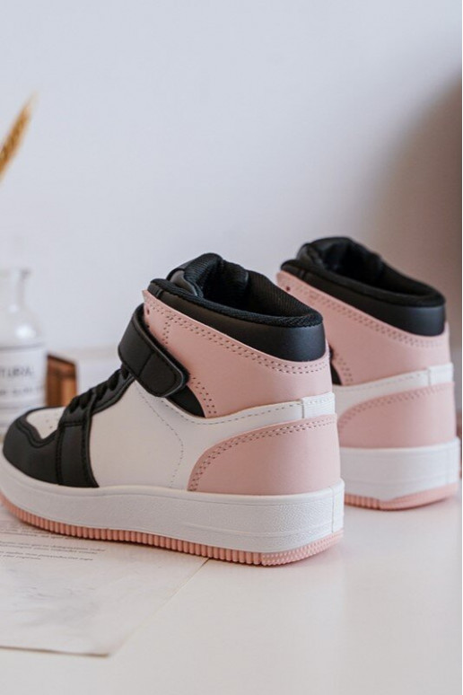  Vaikiški sportiniai bateliai Baltos-rožinės spalvos Teredite