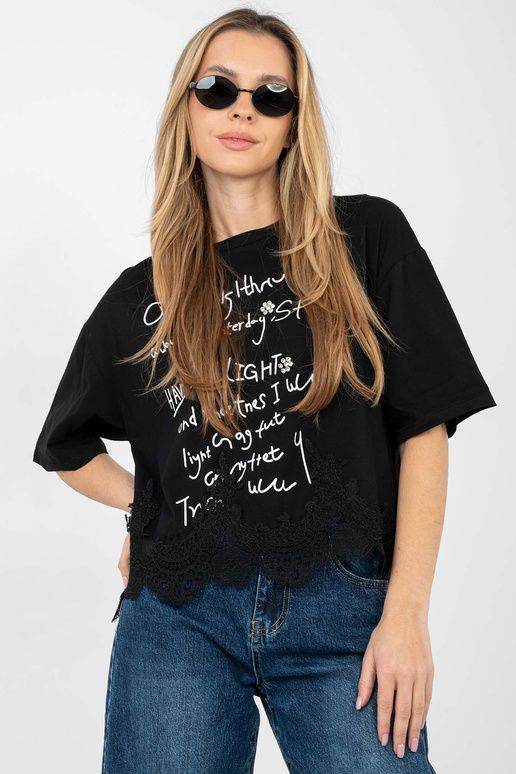 Marškinėliai IT BZ JL08.73 juodi