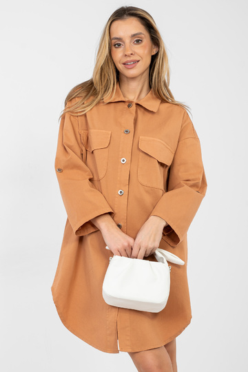 Suknelė tamsiai oranžinė 2