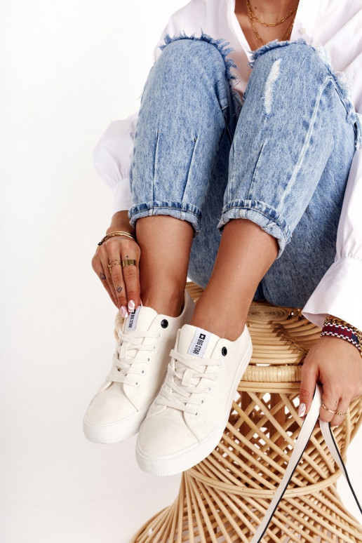  lygiapadžiai sportbačiai Big Star DD274451 baltos spalvos