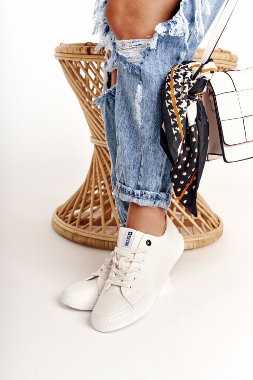  lygiapadžiai sportbačiai Big Star DD274451 baltos spalvos