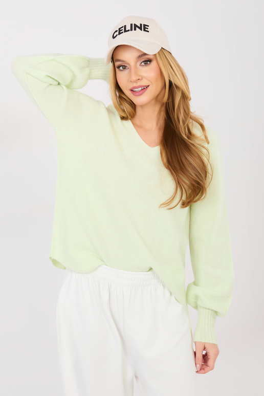 Megztinis šviesiai žalias