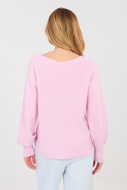 Megztinis šviesiai rožinis