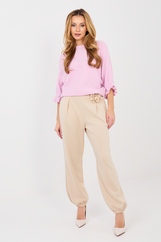 Megztinis šviesiai rožinis