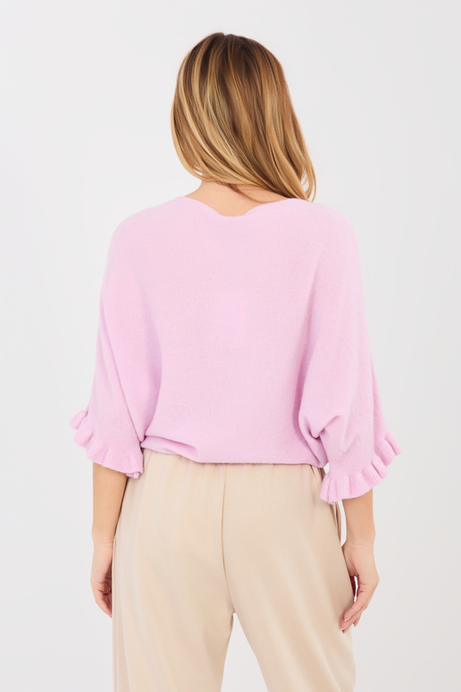 Megztinis šviesiai rožinis