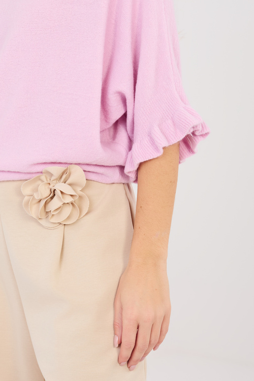 Megztinis šviesiai rožinis