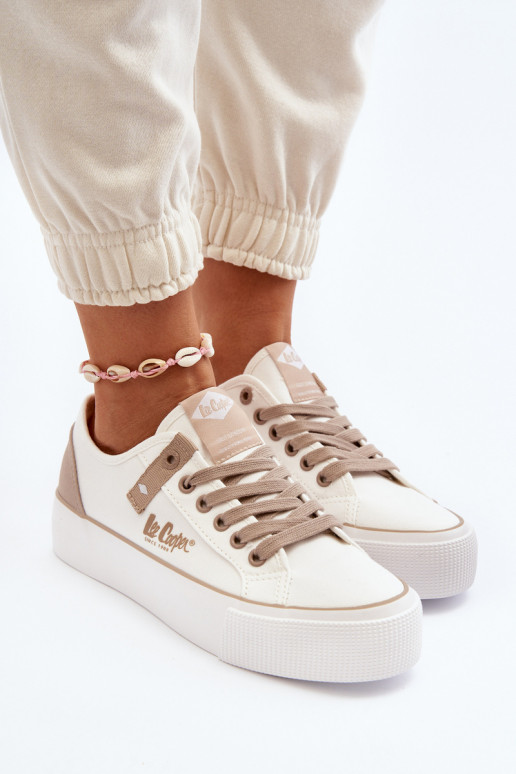  Laisvalaikio bateliai Lee Cooper LCW-24-31-2198 baltos spalvos