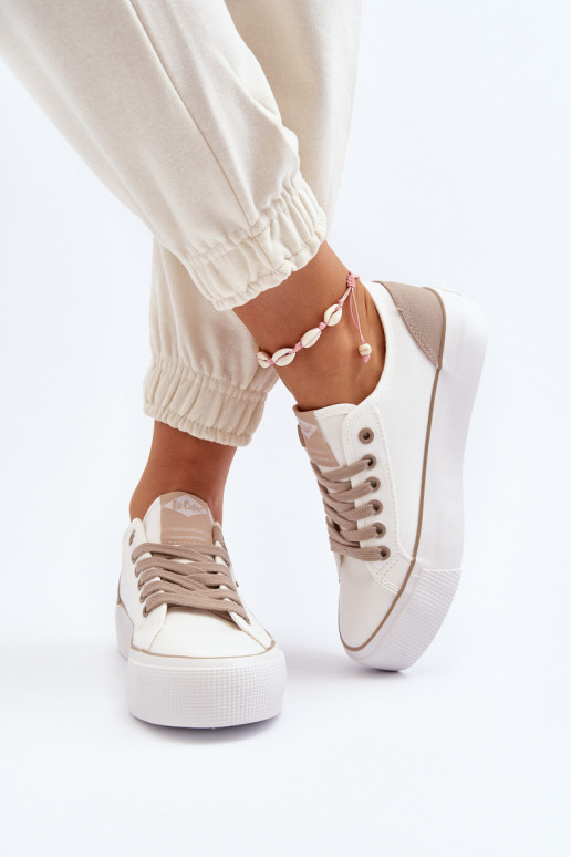  Laisvalaikio bateliai Lee Cooper LCW-24-31-2198 baltos spalvos