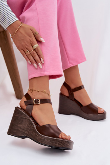 Moteriškos basutės  Eko   Czekoladowe Parilisse