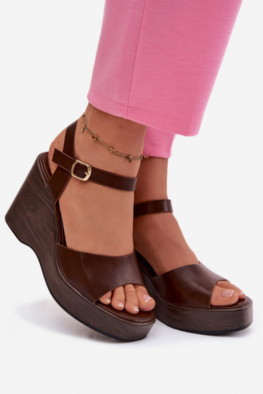 Moteriškos basutės  Eko   Czekoladowe Parilisse