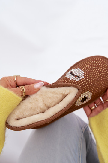 Dekoruotos  sniego batai  rudos spalvos Galivra 2