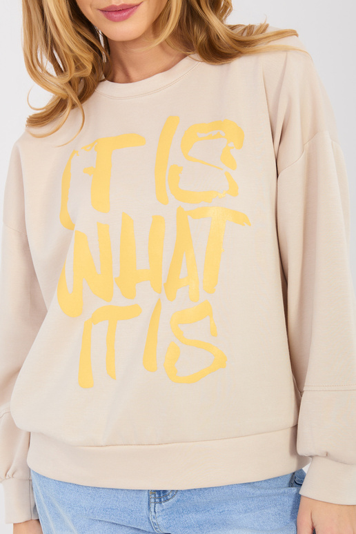 Bluza IT beige spalvos