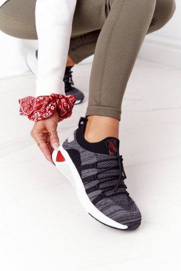  Sportinio stiliaus batai Memory Foam Big Star HH274532 pilkos spalvos 2