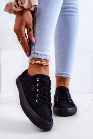 laisvalaikio batai su aužūro elementais BIG STAR JJ274064 Juodos spalvos 2