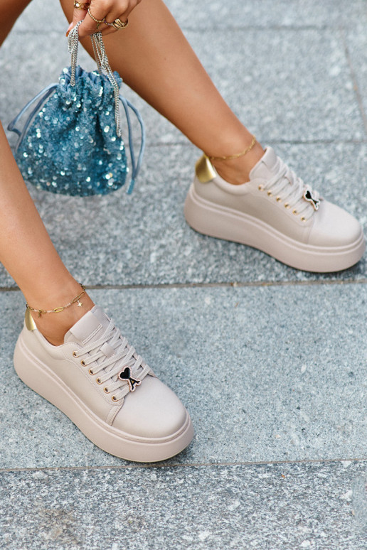     modelio batai su platforma smėlio spalvos Vinceza 66700