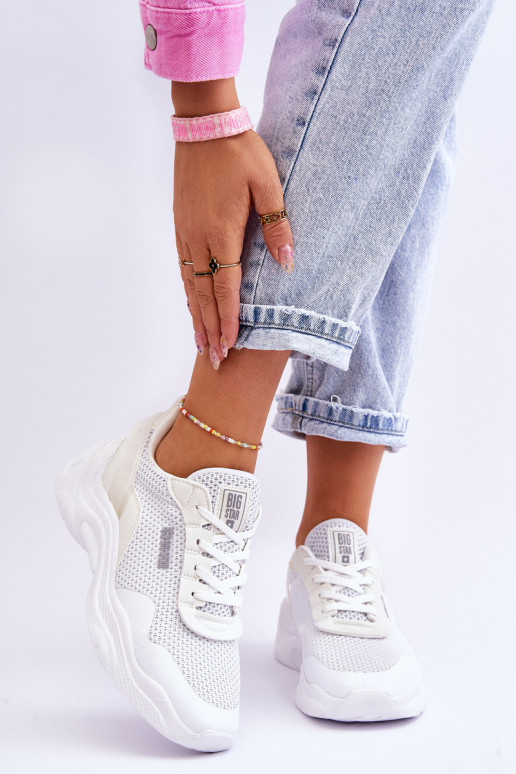   sportiniai bateliai Memory Foam System Big Star LL274A064 baltos spalvos