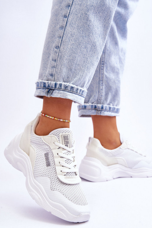   sportiniai bateliai Memory Foam System Big Star LL274A064 baltos spalvos