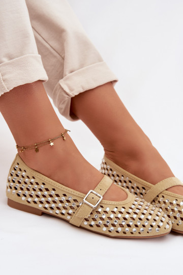 Balerinos  su aužūro elementais su tviskančiomis akutėmis I em geltonos spalvos Wilvessa