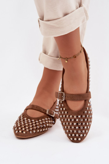 Balerinos  su aužūro elementais su tviskančiomis akutėmis I em rudos spalvos Wilvessa 2