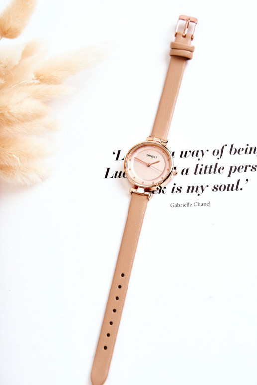 Moteriškas Laikrodis Ernest dramblio kaulo spalvos