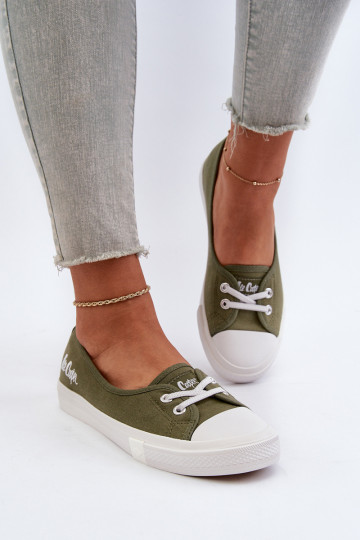 Sportbačiai Laisvalaikio bateliai Lee Cooper LCW-24-31-2729 žalios spalvos