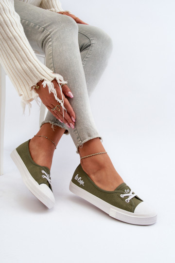 Sportbačiai Laisvalaikio bateliai Lee Cooper LCW-24-31-2729 žalios spalvos 2